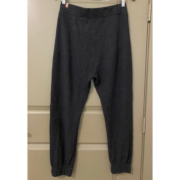 Lunya Restore Thermal Draped Jogger Medium Gray Waffle Knit Lounge Pants Comfort - Picture 6 of 16